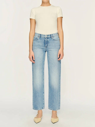 Dl1961 - Feminino - Calça Jeans Drue de Perna Reta