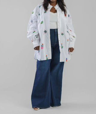 Emily Lovelock - Camisa Mona com botões - Plus