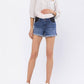 Judy Blue - Mid-rise Cuffed Comfort Waist Maternity Shorts