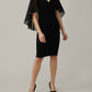 Joseph Ribkoff - Chiffon Cape Dress