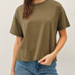 Be Cool - Women's Cotton Jersey Oversized Crop Shirt