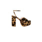 Loeffler Randall - Loretta Leopard Velvet Platform Sandal