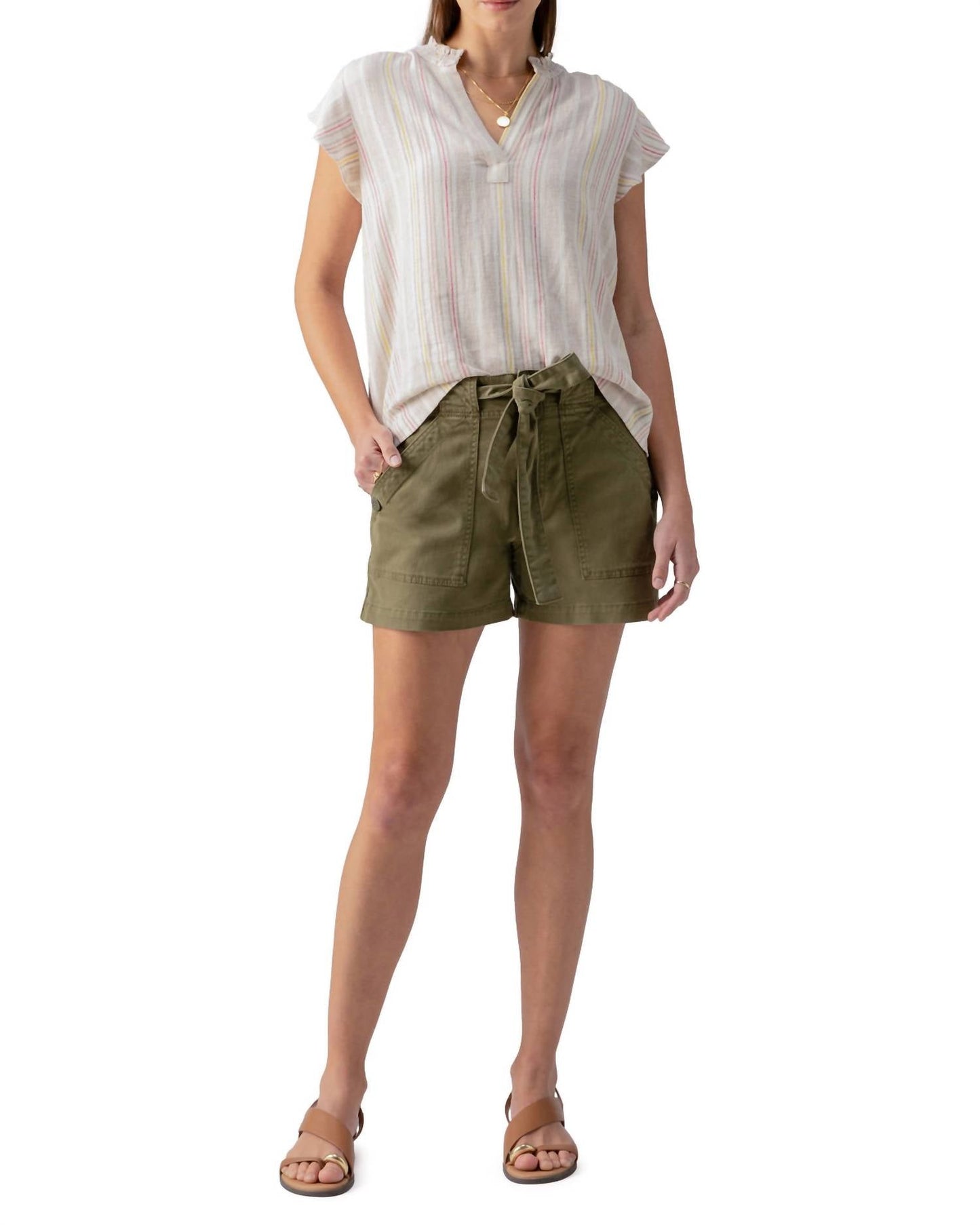 Sanctuary - Split Neck Tunic Top