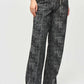Joseph Ribkoff - Chain Belt Tweed Wide Leg Pant