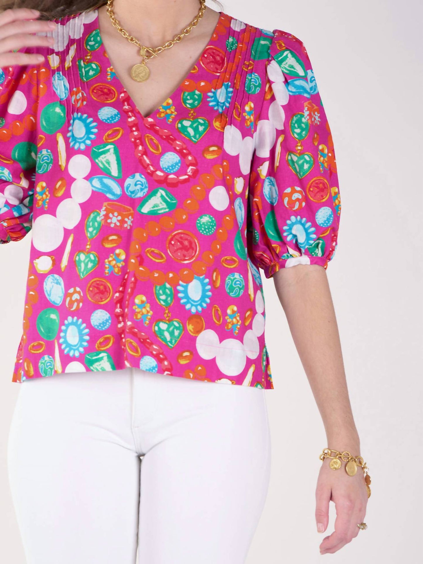 Emily Mccarthy - Penny V-neck Top