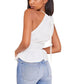 Bella Dahl - SMOCKED WAIST HALTER TOP