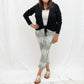 Charlie B - Women's Pull On Cropped Cuffed Pants