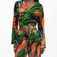 Desigual - TROPICAL WRAP TOP
