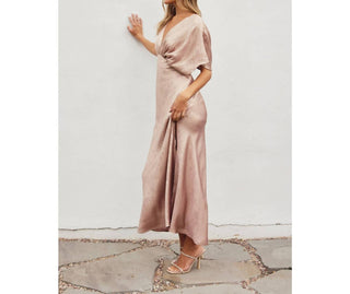 Dress Forum - Rosa Satin Maxi Dress