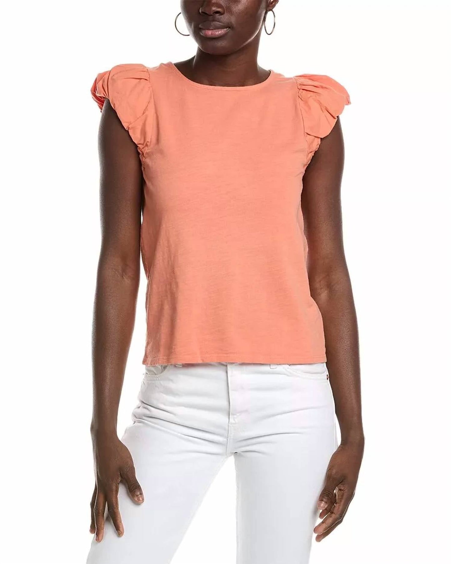 Nation Ltd - AUDRA BUBBLE SLEEVE T-SHIRT