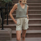 Varley - Ferns Open Knit Tank Top