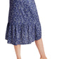 Kensie - Ruffle Hem Faux Wrap Midi Skirt