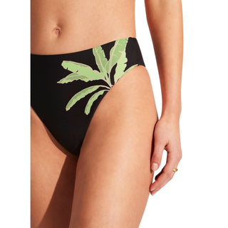 Seafolly - Calcinha de banho de cintura alta