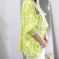 Entro - Leaf Print Blouse
