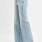 Trendsi - Women's Risen High Rise Wide Leg 90's Jeans