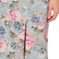 Adrianna Papell - Floral Matelassé Square Neck Sheath Dress