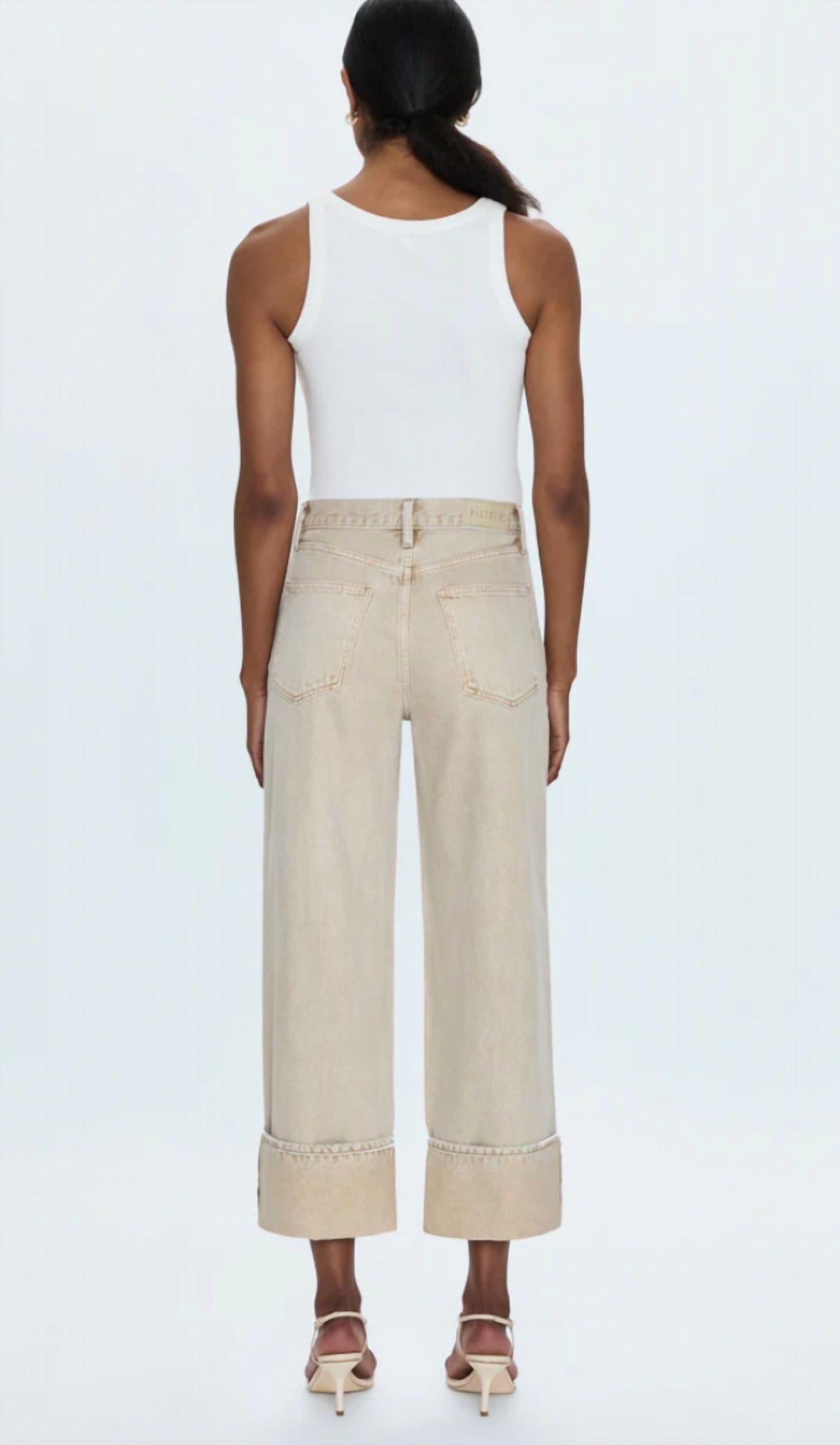 Pistola - Ryder High Rise Cuffed Straight Leg Jean