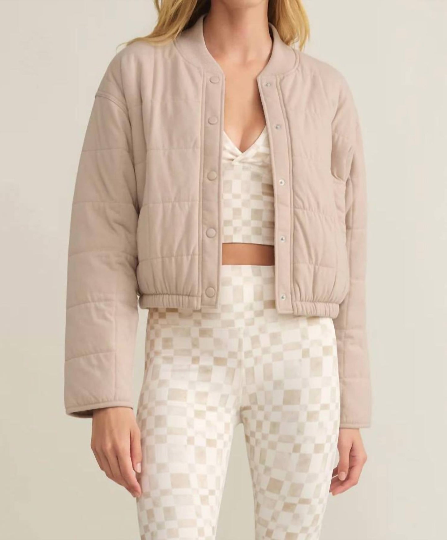 Z Supply - La Jolla Long Sleeve Quilted Jacket