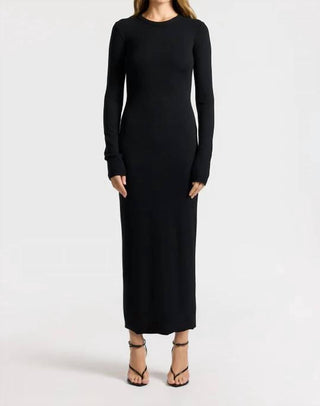 Vestido longo com gola redonda Cotton Citizen - Verona