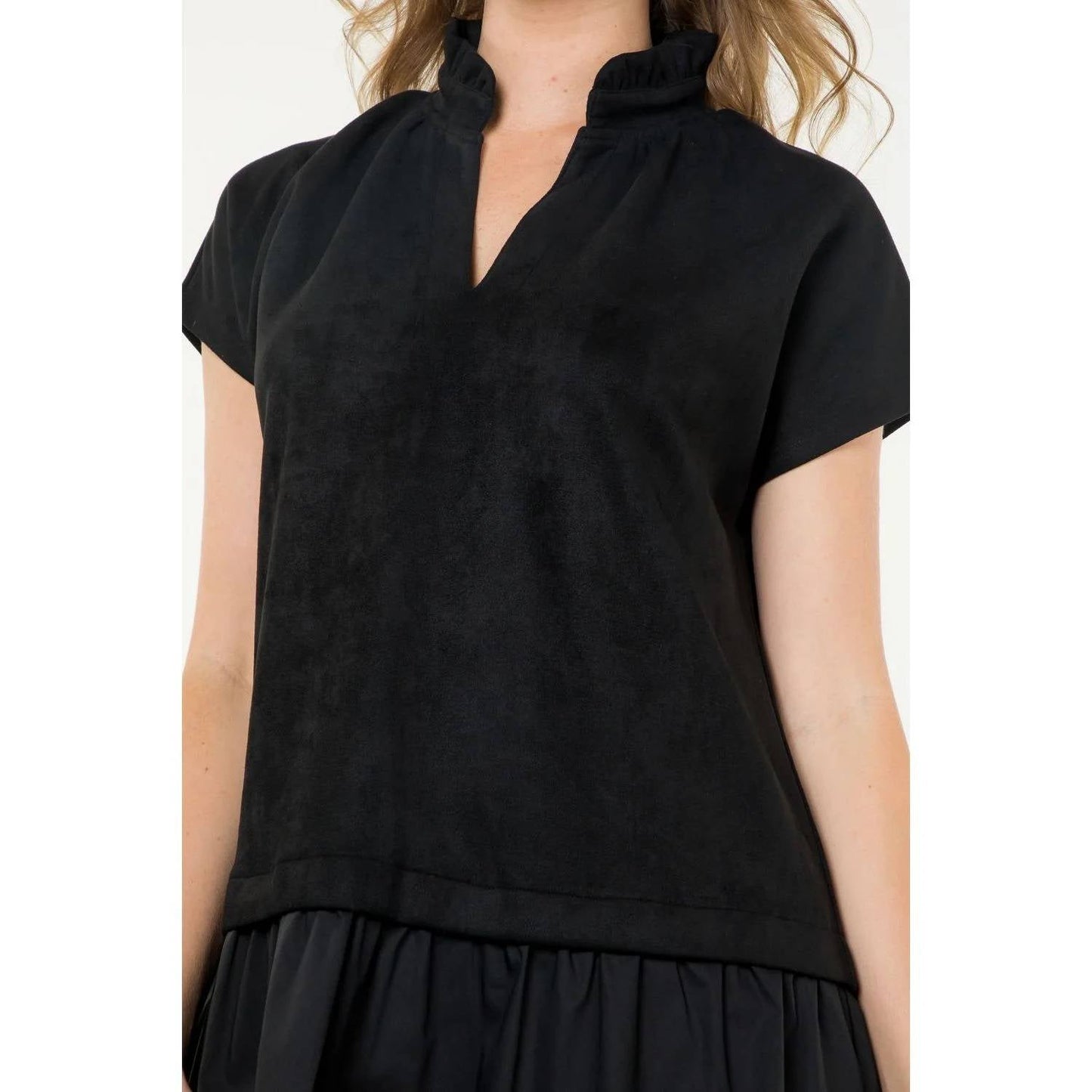 Thml - Faux Suede Bubble Dress