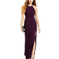 womens-purple-slitted-halter-maxi-evening-dress