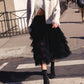 Elan - Tulle Layered Midi Skirt