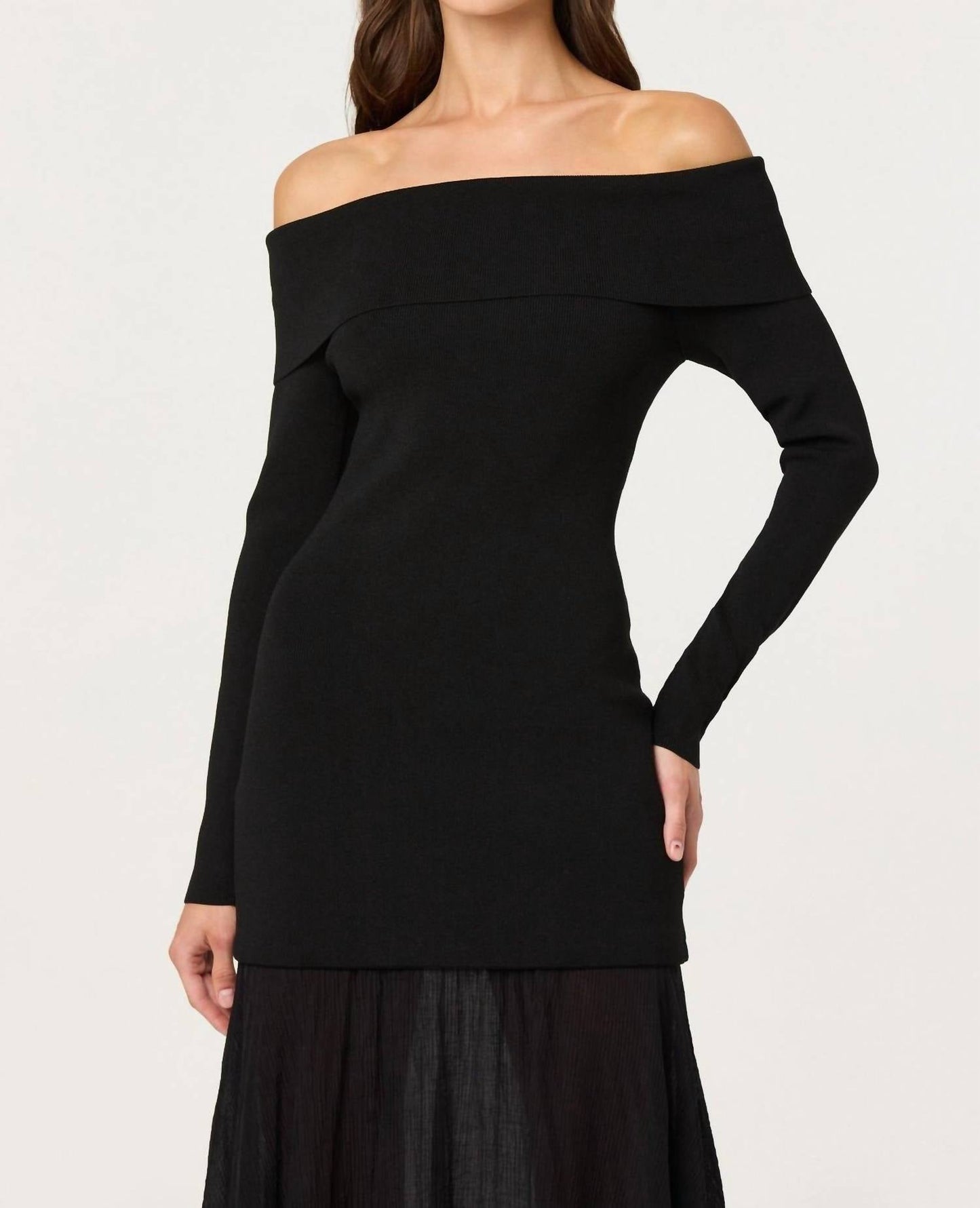 Astr - Lidia Mixed Media Maxi Dress