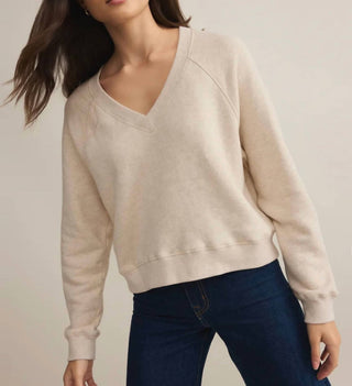 Z Supply - Moletom com decote em V Avenue