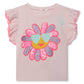 Billieblush - Flower Print Flouny Sleeve Tee