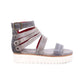 Bedstu - Women's Leather Zipper Platforms Sandals Shoes