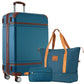 3-Piece Luggage Set – 28"  Hard Shell Suitcase with Duffel & Toiletry Bag, TSA Lock & 360° Spinner Wheels