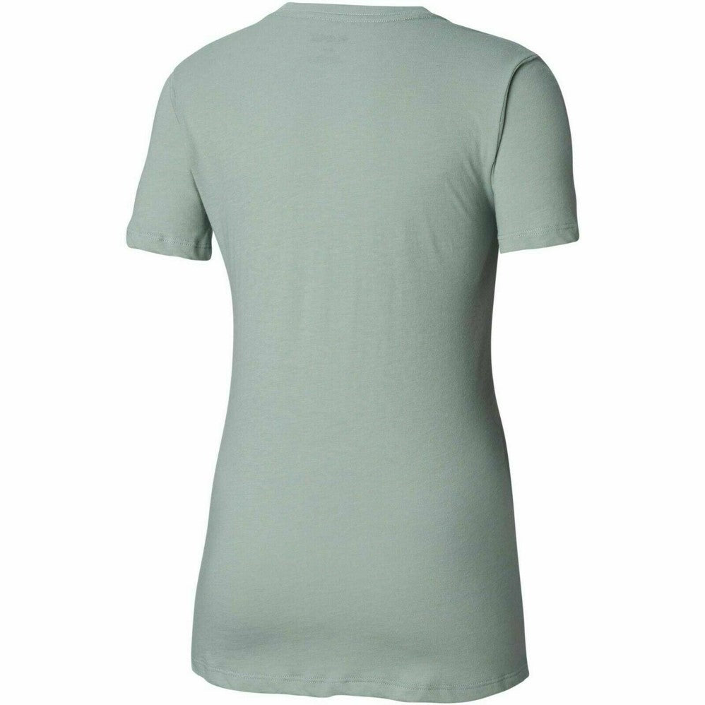 Camiseta Columbia Word Block Feminina Verde Tamanho Extra Grande