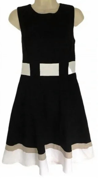 Calvin Klein - Vestido Color Block