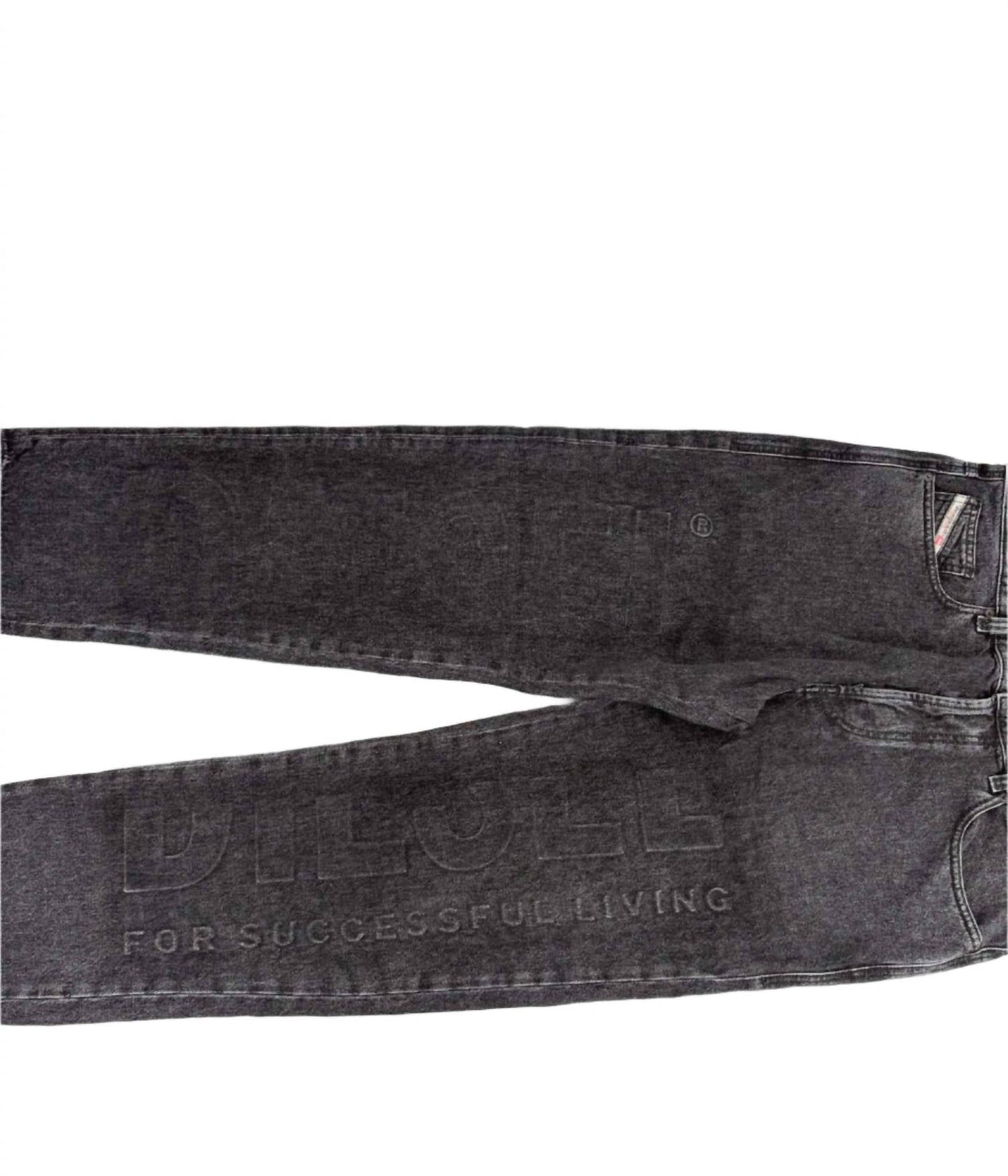 Diesel - Calça Jeans Masculina de Perna Reta