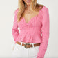 Free People - Long Sleeve Peasant Underwire Top