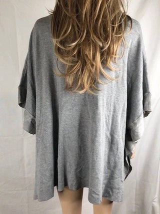 Calvin Klein - Women's Suede Hem Front Pocket Top