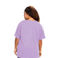 On The Plus Side - Side Cotton Short Sleeve Tee - Plus