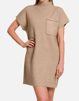 Entro - Ribbed Sweater Dress