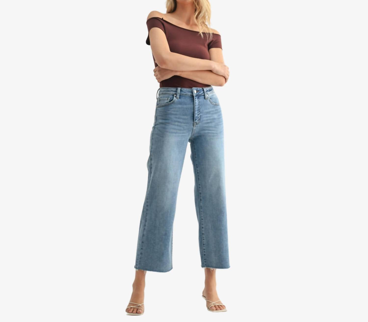 Parker - High Rise Wide Leg Jean