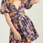 Altar'D State - Floral Dress With Cut Outs