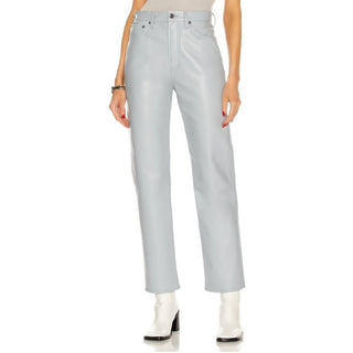 Agolde - Women's 90’s Pinch Waist Leather Pants