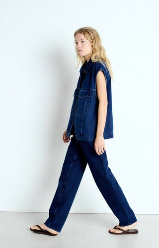 American Vintage - Blusa jeans Joybird feminina
