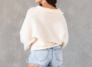 Hyfve - Lantana Oversized Collar Sweater