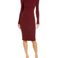 Katie May - Surrender Drape Cowl Back Midi Dress