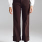 Q2 - Madeline Straight Leg Cuffed Jeans