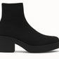 Everglades - Women's Stretch Sock Knit Boots With Platform Block Heel