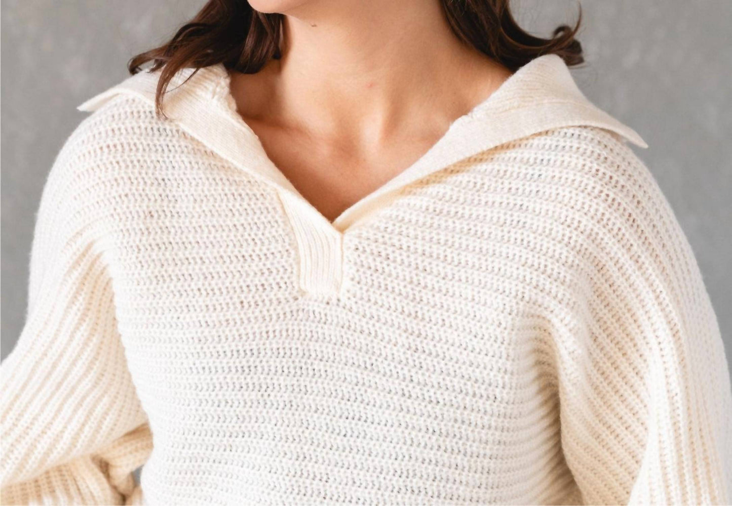 Hyfve - Lantana Oversized Collar Sweater