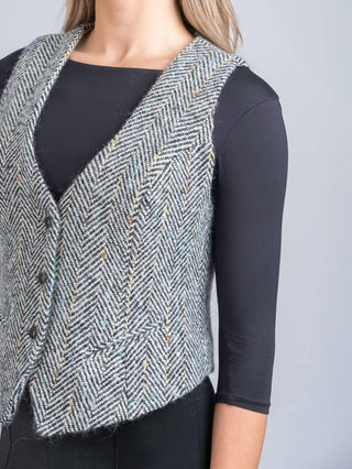 Celtic Tweed - Tweed Herringbone Waistcoat