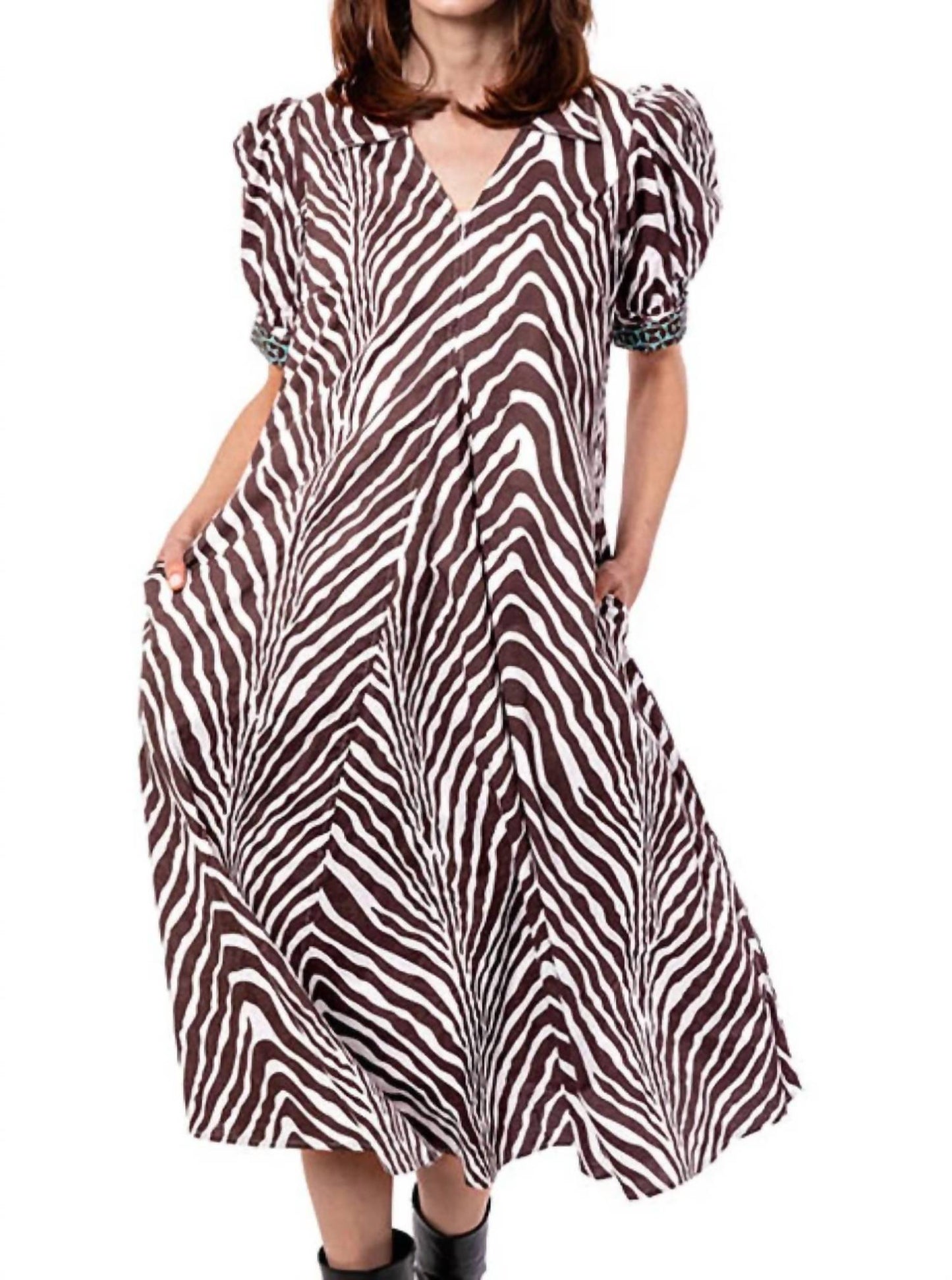 Dizzy-Lizzie - Montauk Animal Print Dress