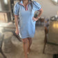 Entro - Diamond Textured Mini Dress